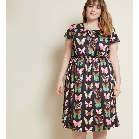 Modcloth Dresses & Skirts - Modcloth surefire fun butterfly lisa luxe dress